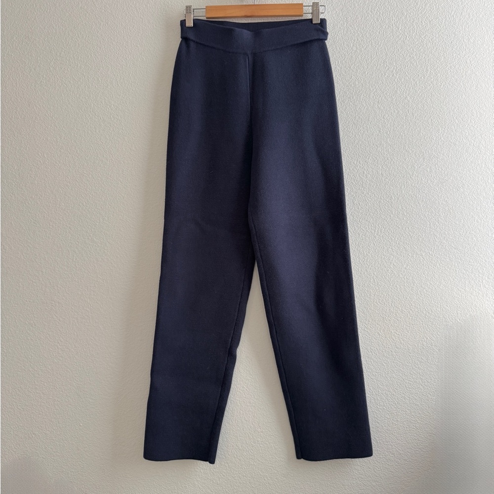 L'agence Enda Blue Knit Pants